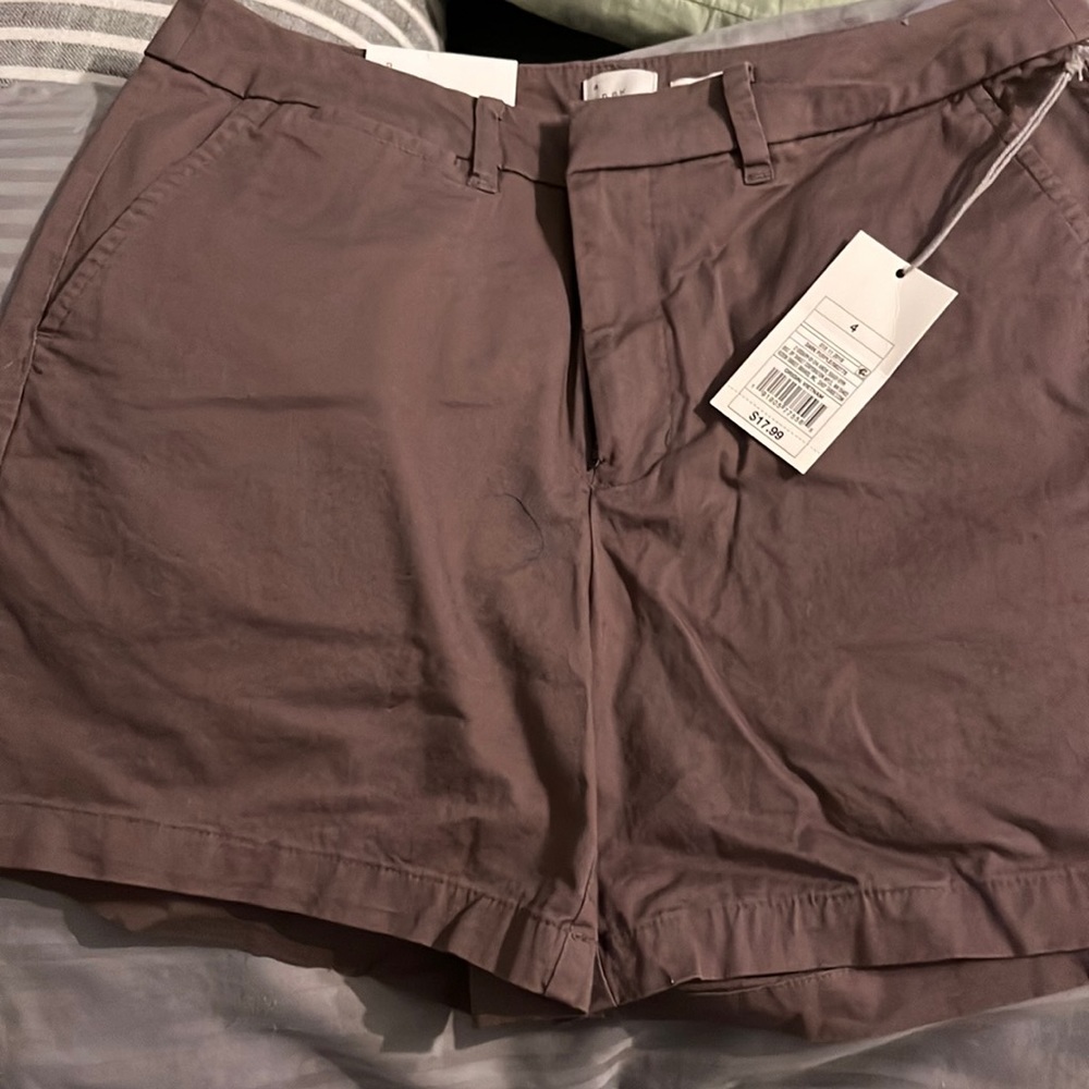 Dark nude shorts with some stretch
